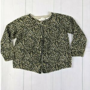 Zara Cheetah Print Cardigan Sweater - 9-12 Months